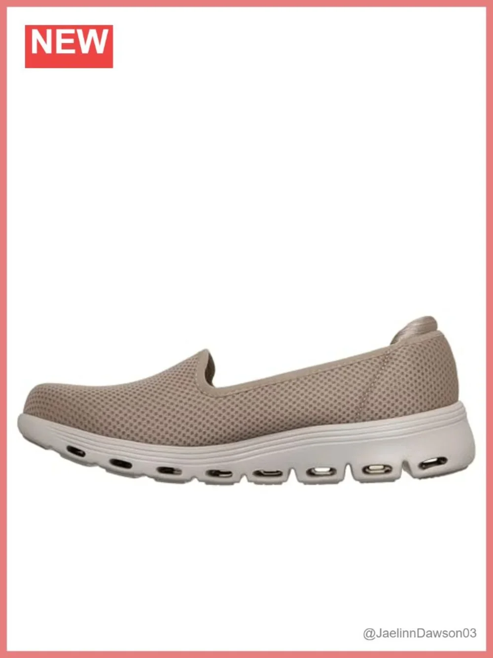 Women's Powermesh Slip-On Loafers Flat Shoes